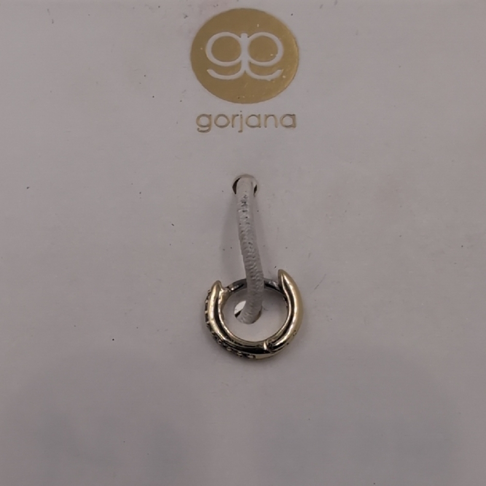Gorjana 18k Gold Plated Shimmer Single Huggie Earring – Crystal